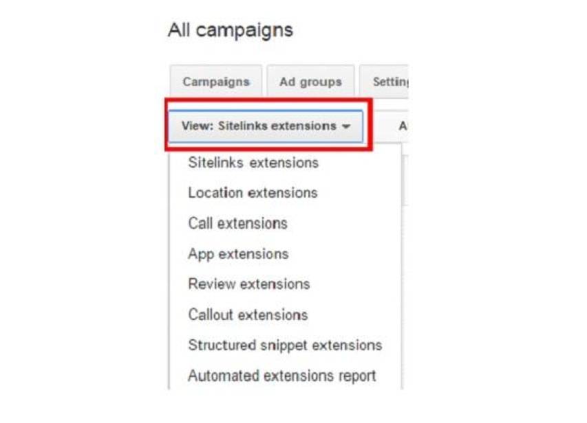 Ad extensions Adwords