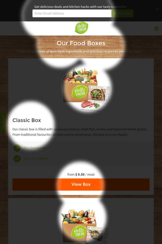 Mobile Food Boxes Attention Map