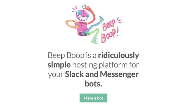 Beep Boop slack messenger bot hosting platform